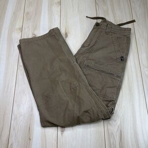 Eastern Mountain Sports Men's Convertible Hiking Pants Brown Size 30R